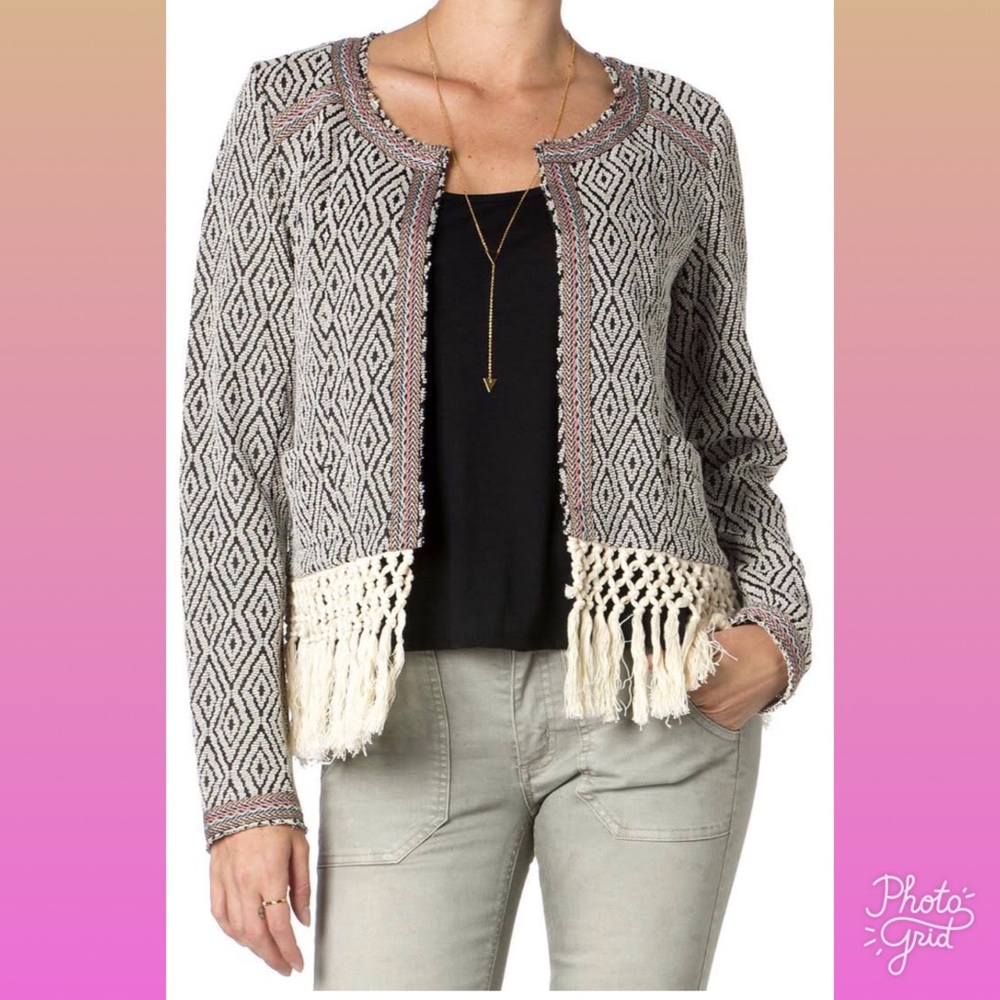 Miss Me tassel long sleeve sweater